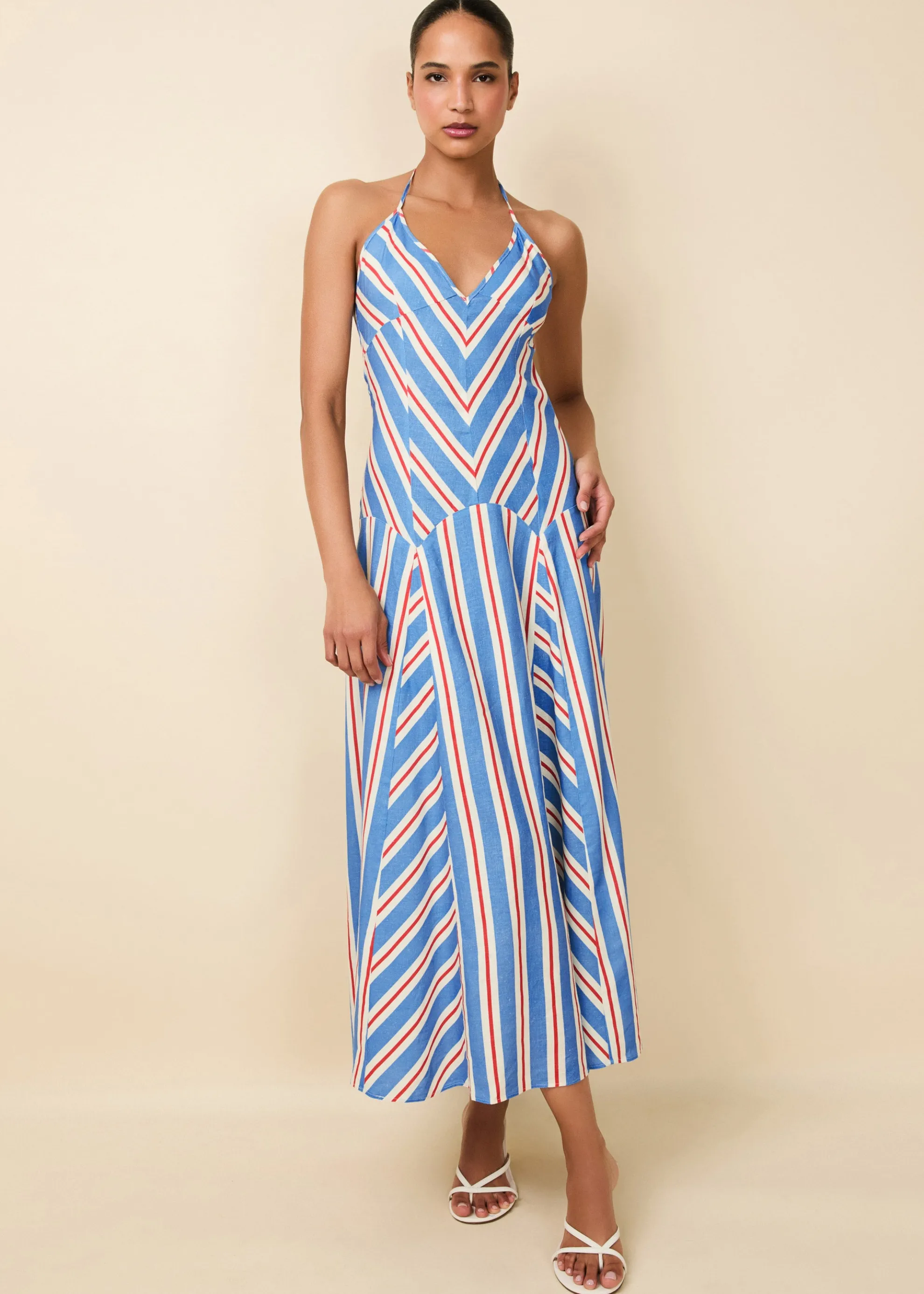 Alessio Dress Americana Stripe