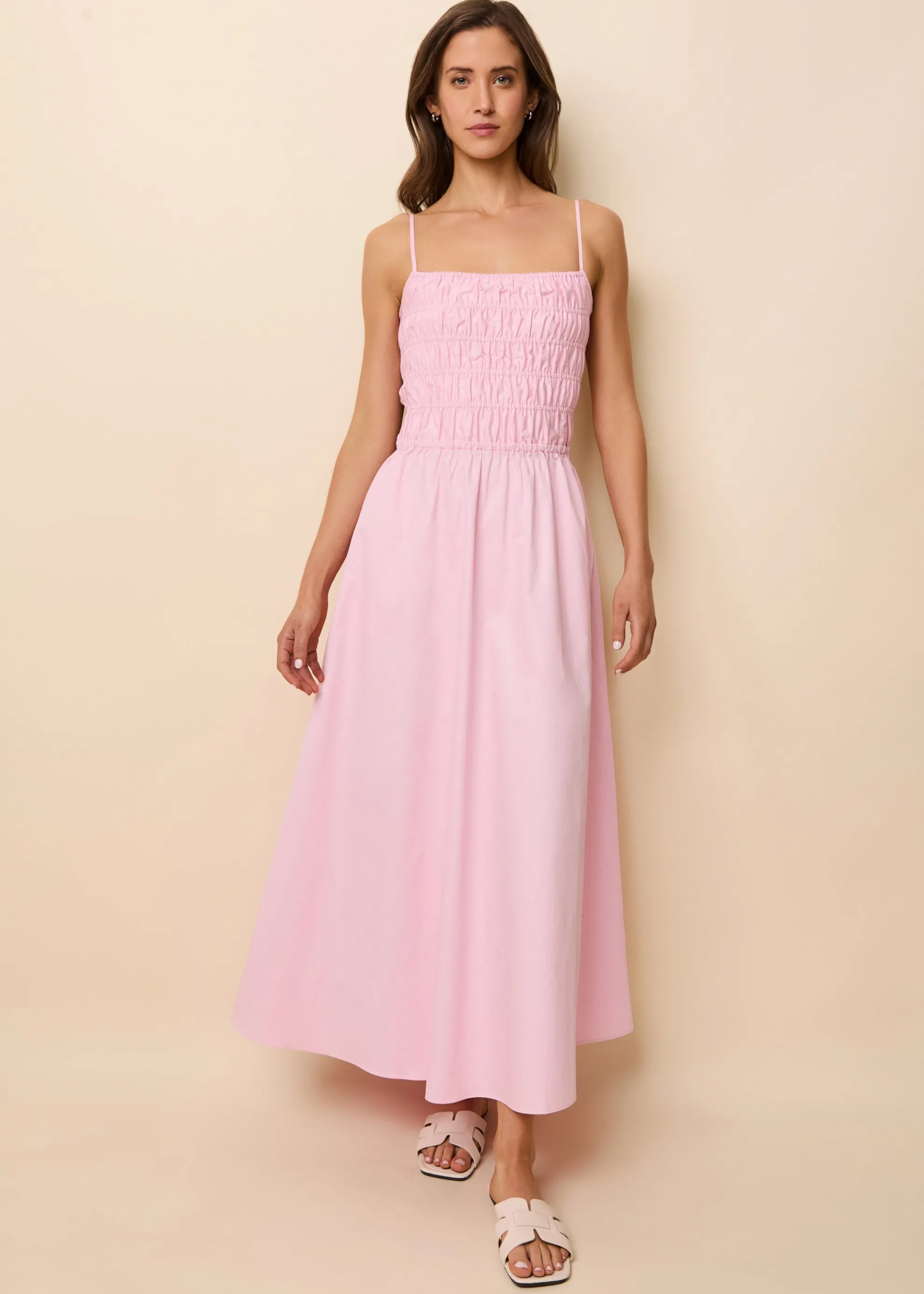 Delta Midi Dress Carnation