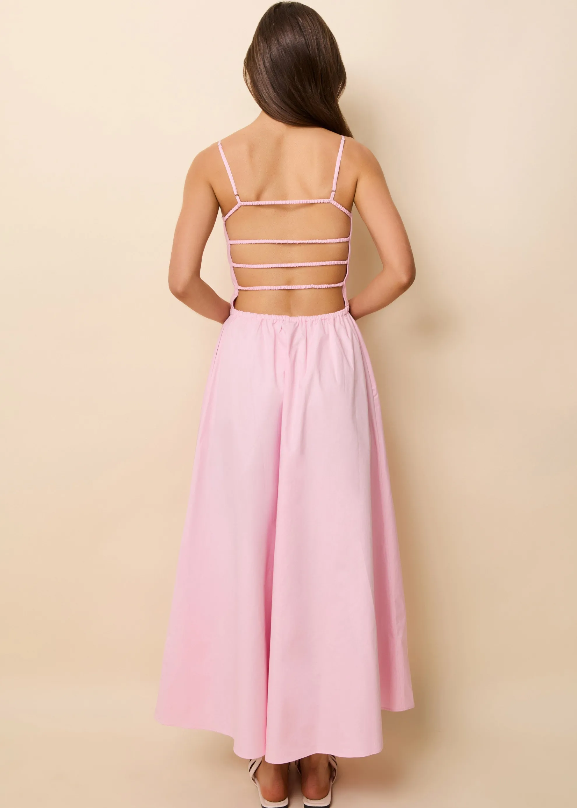 Delta Midi Dress Carnation