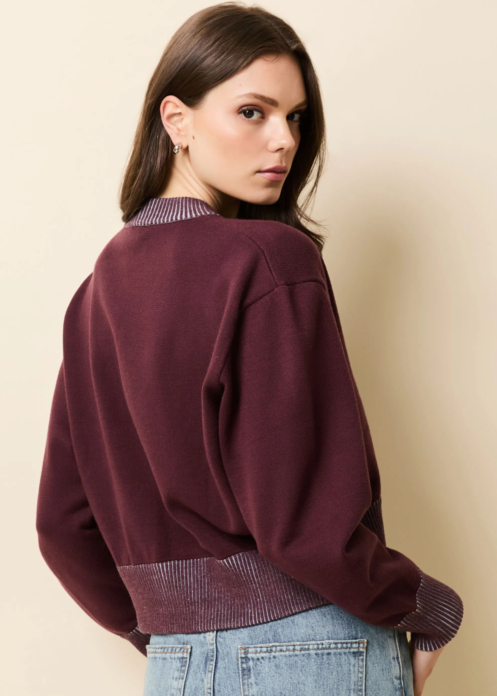 Kieran Sweater Raisin Brown