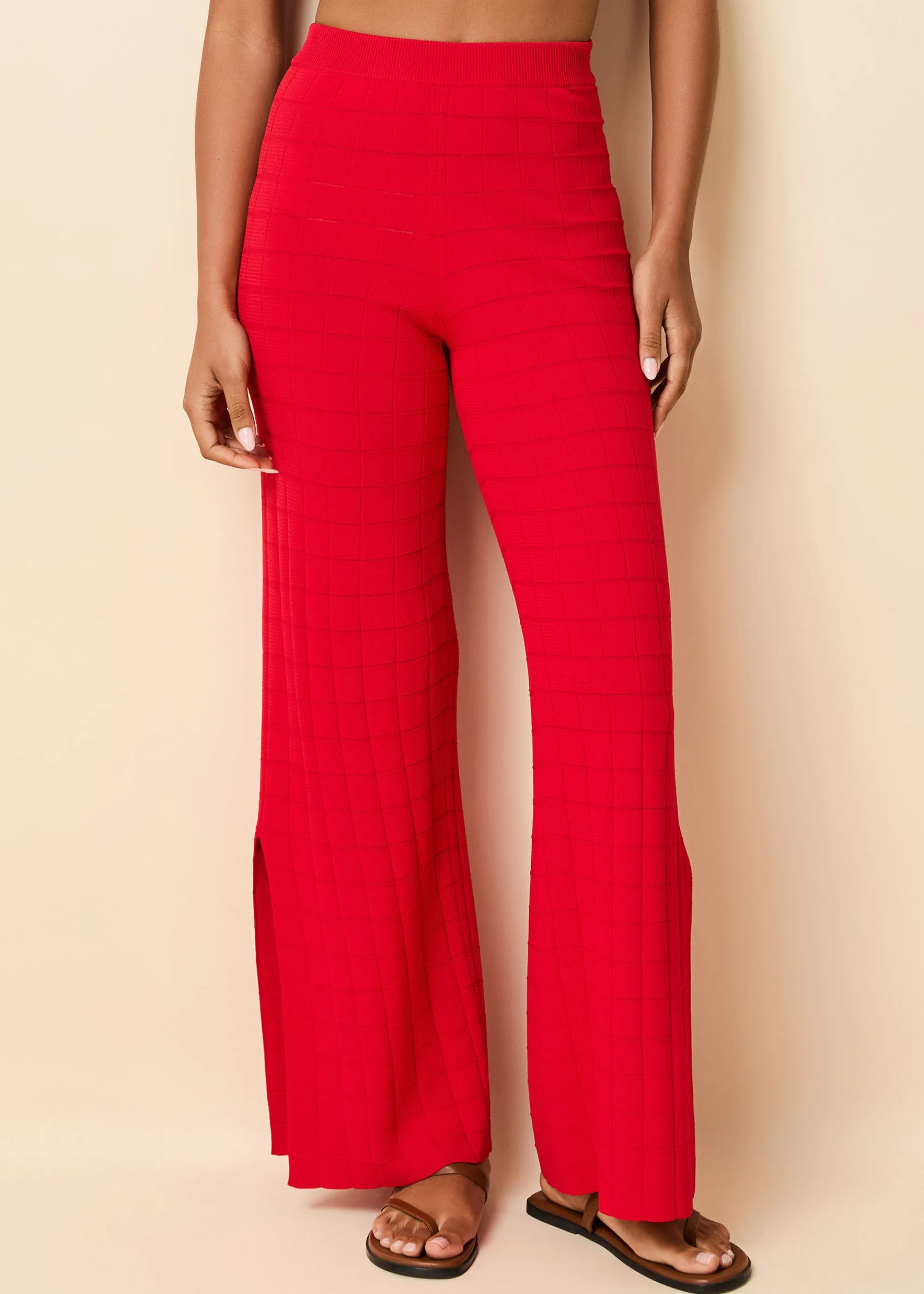 Logan Pant Lipstick Red