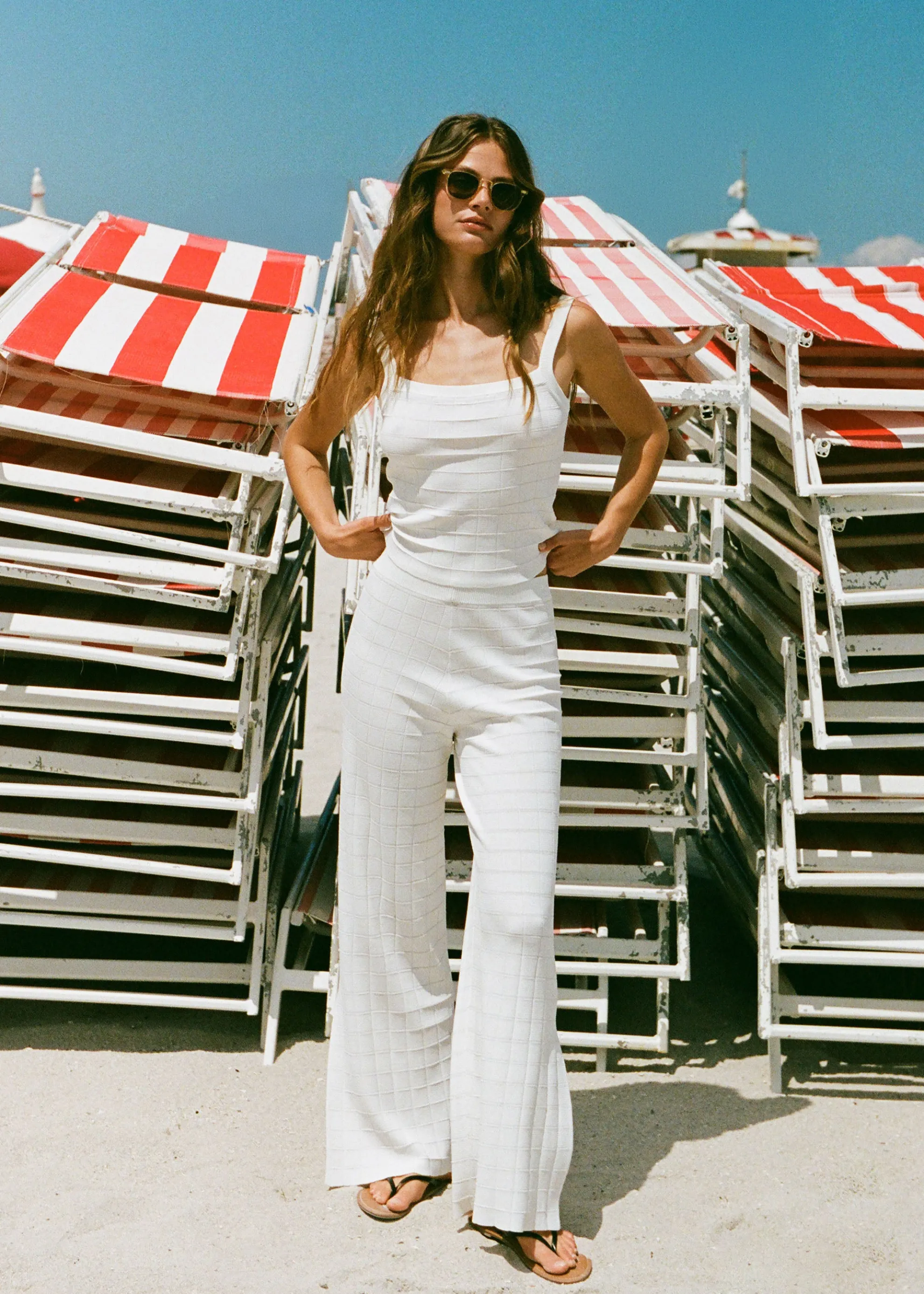 Logan Pant Optic White