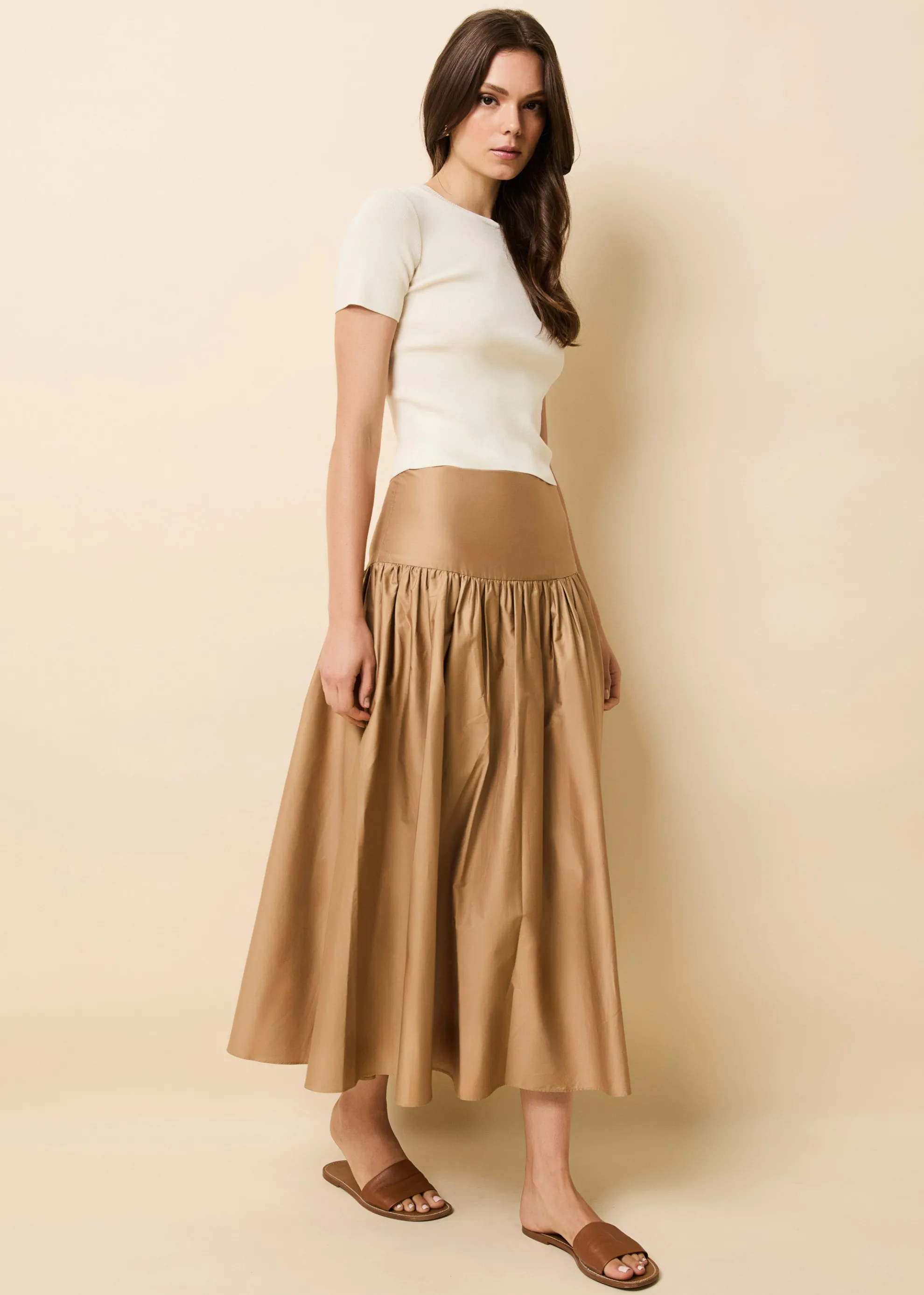 Magnolia Skirt Camel