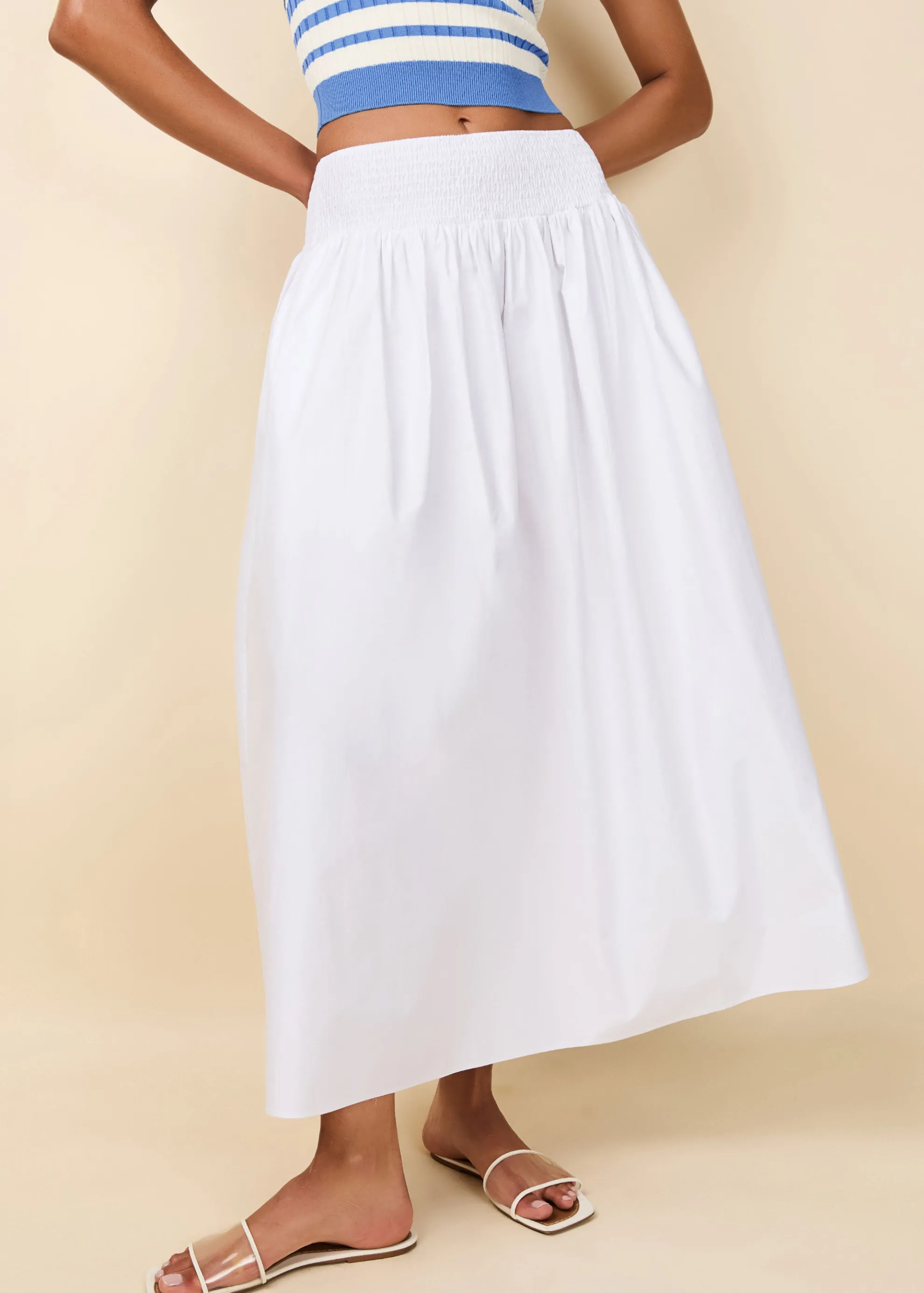 Noreen Skirt Optic White