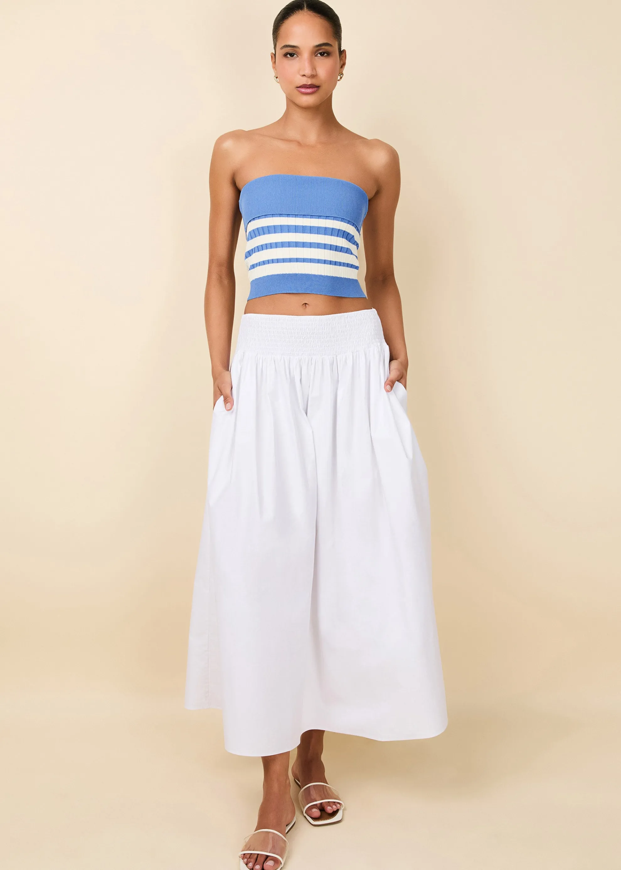 Noreen Skirt Optic White