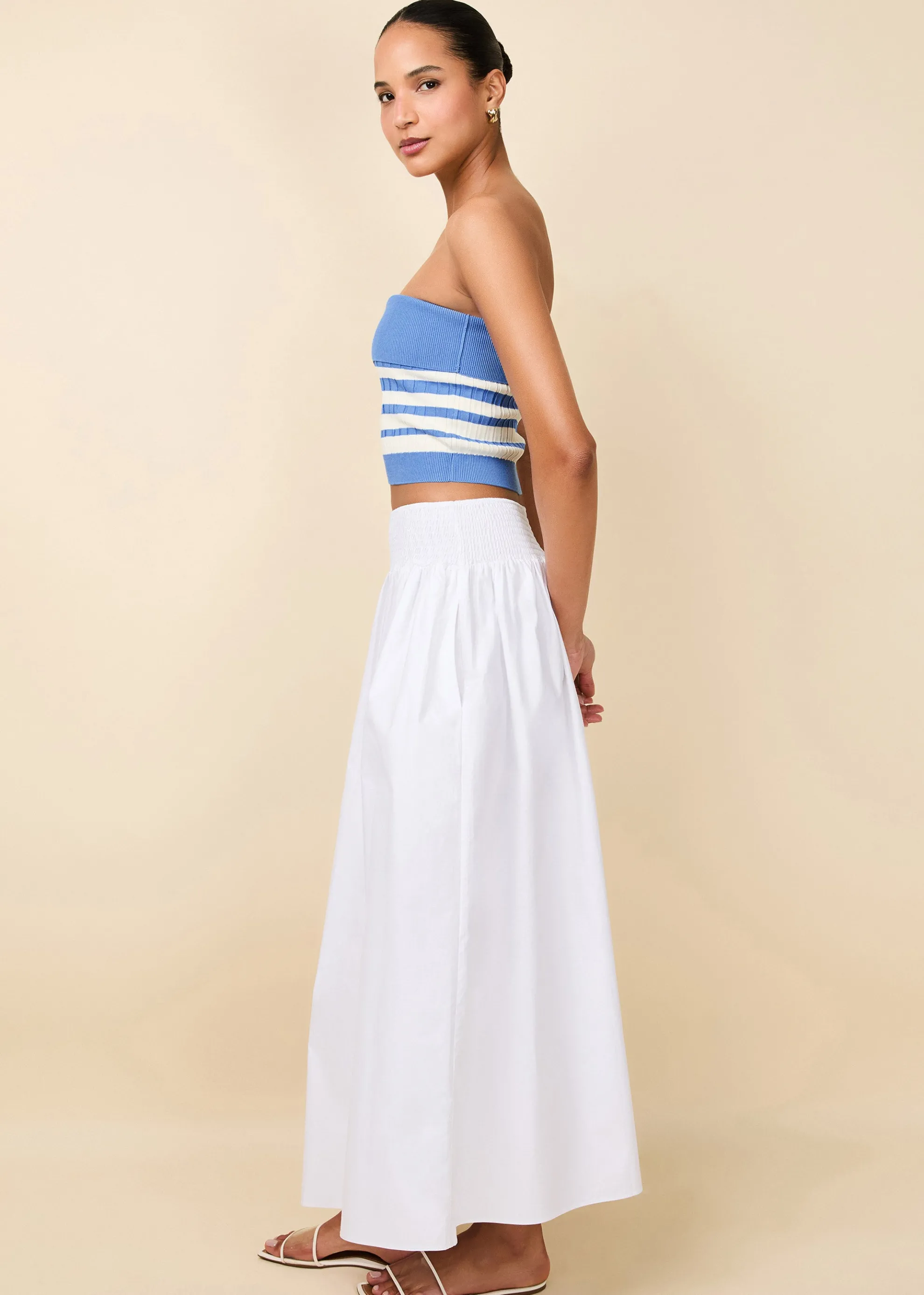 Noreen Skirt Optic White