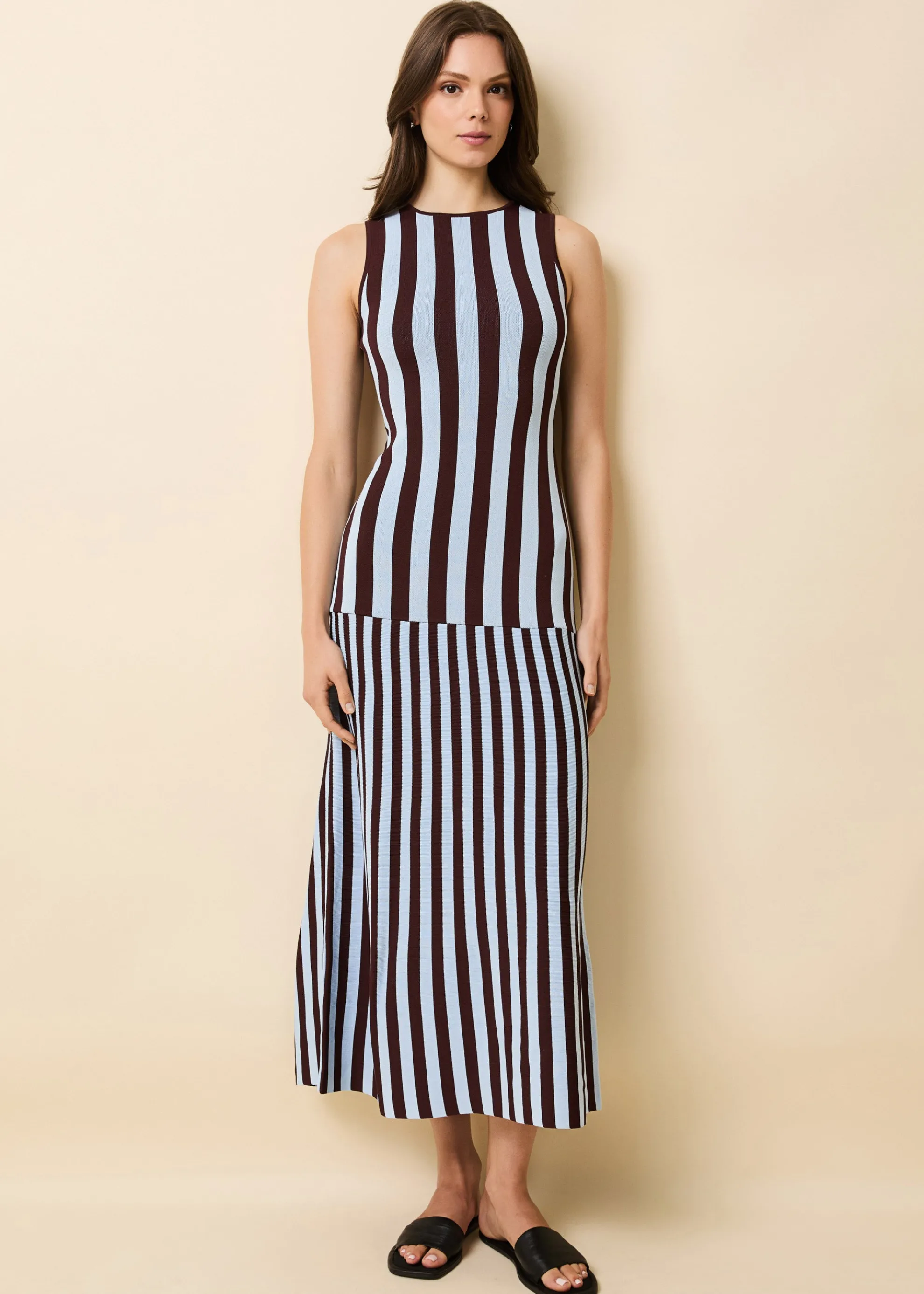 Petra Dress Twilight / Raisin Brown