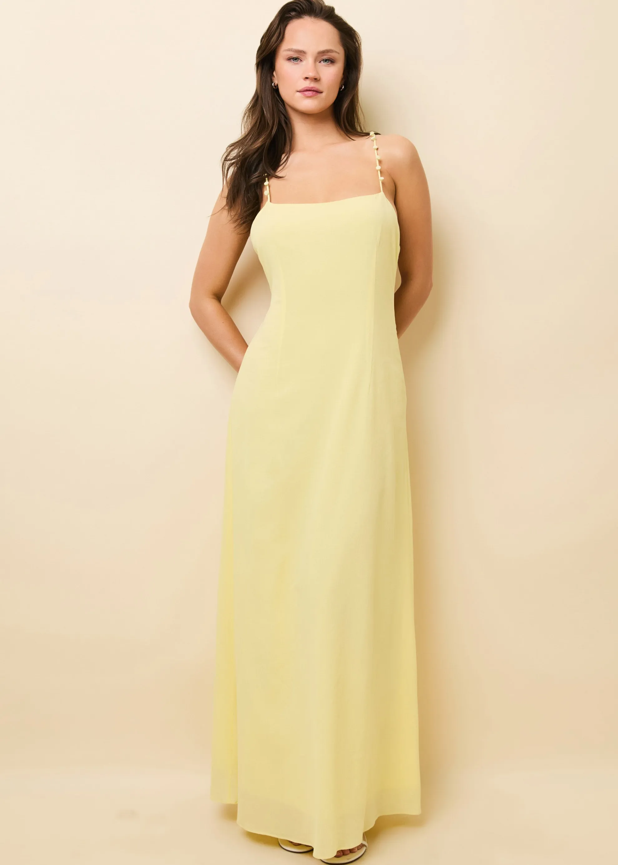 Renna Dress Custard