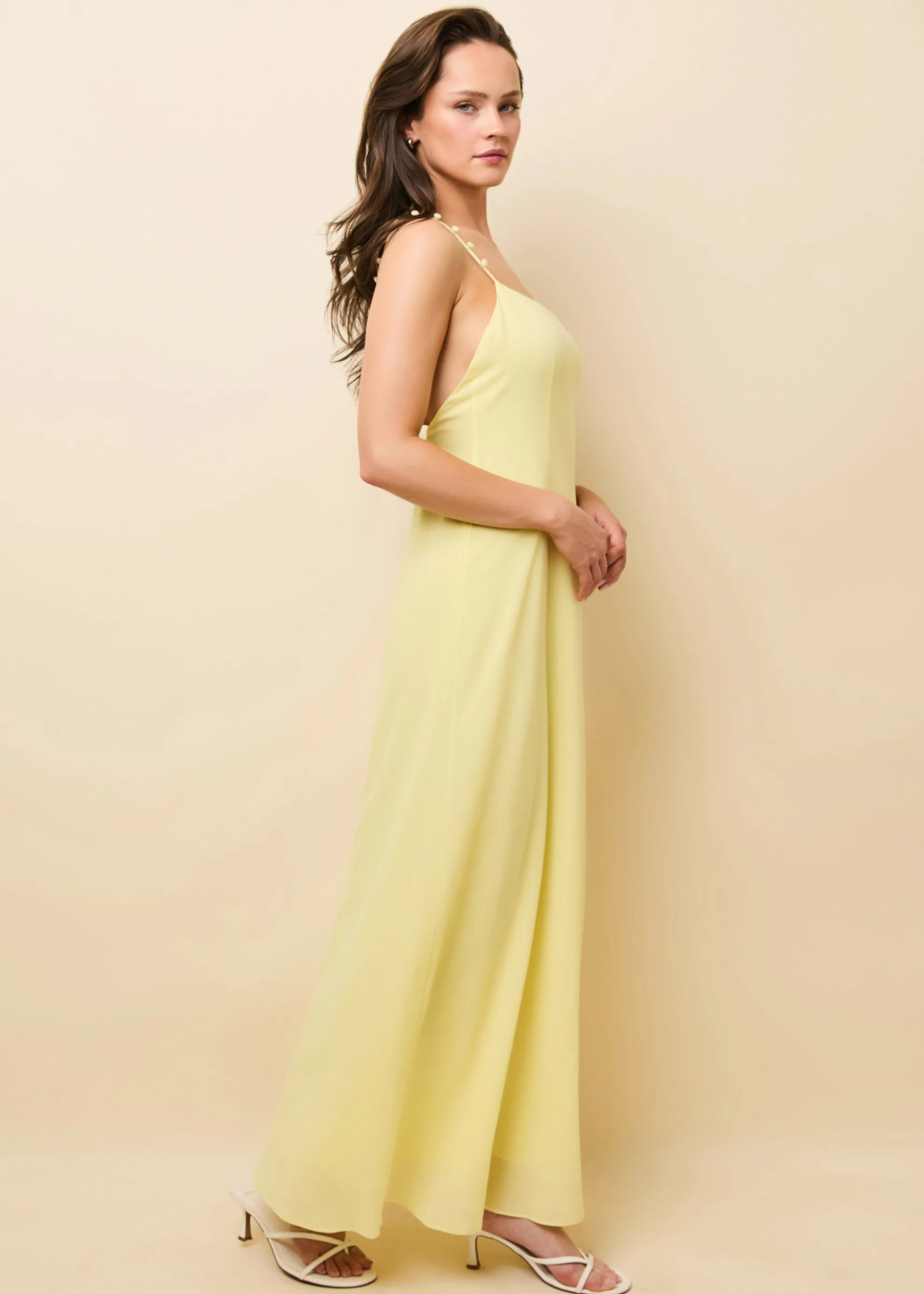 Renna Dress Custard