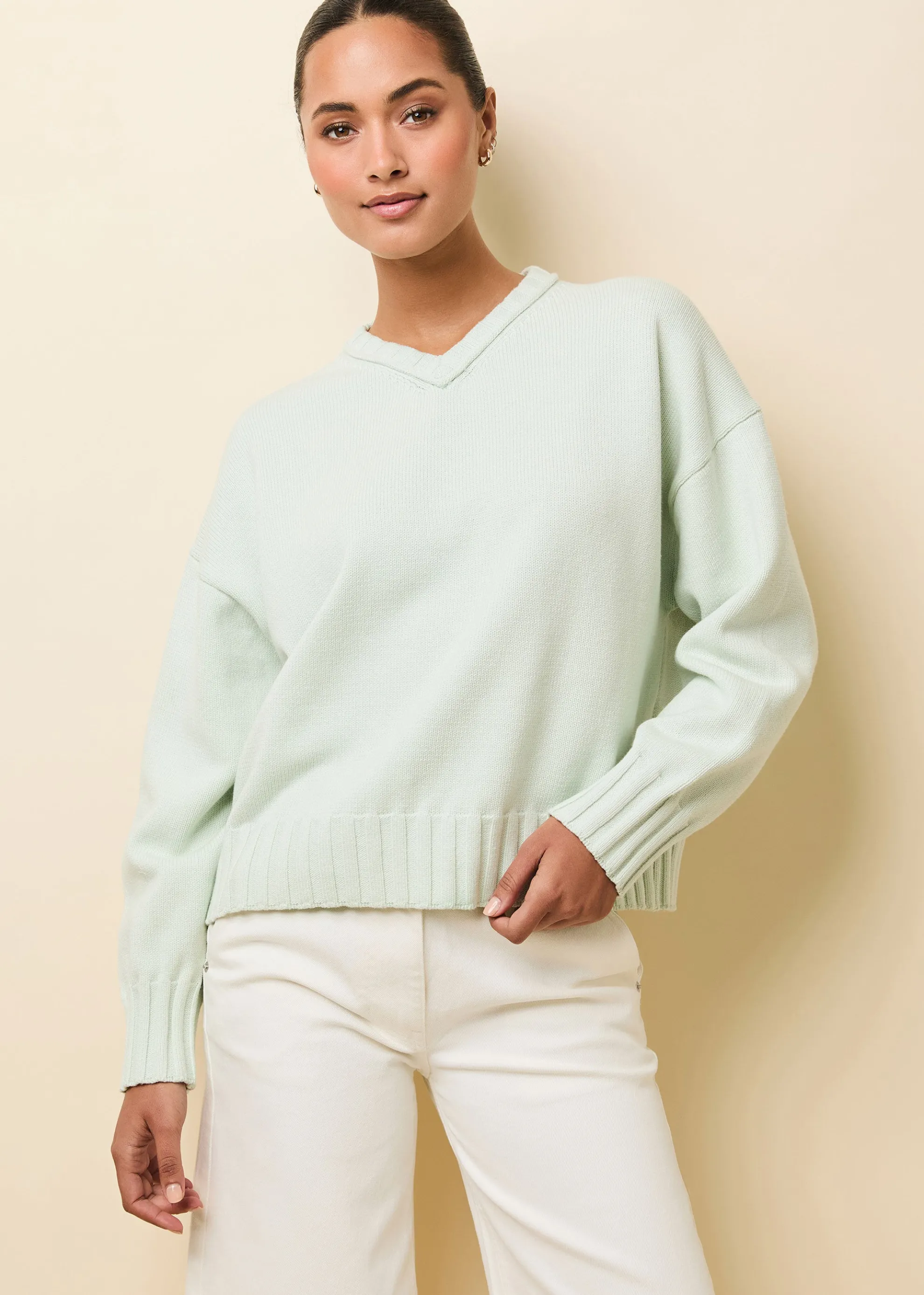 Reva Cotton Sweater Mint