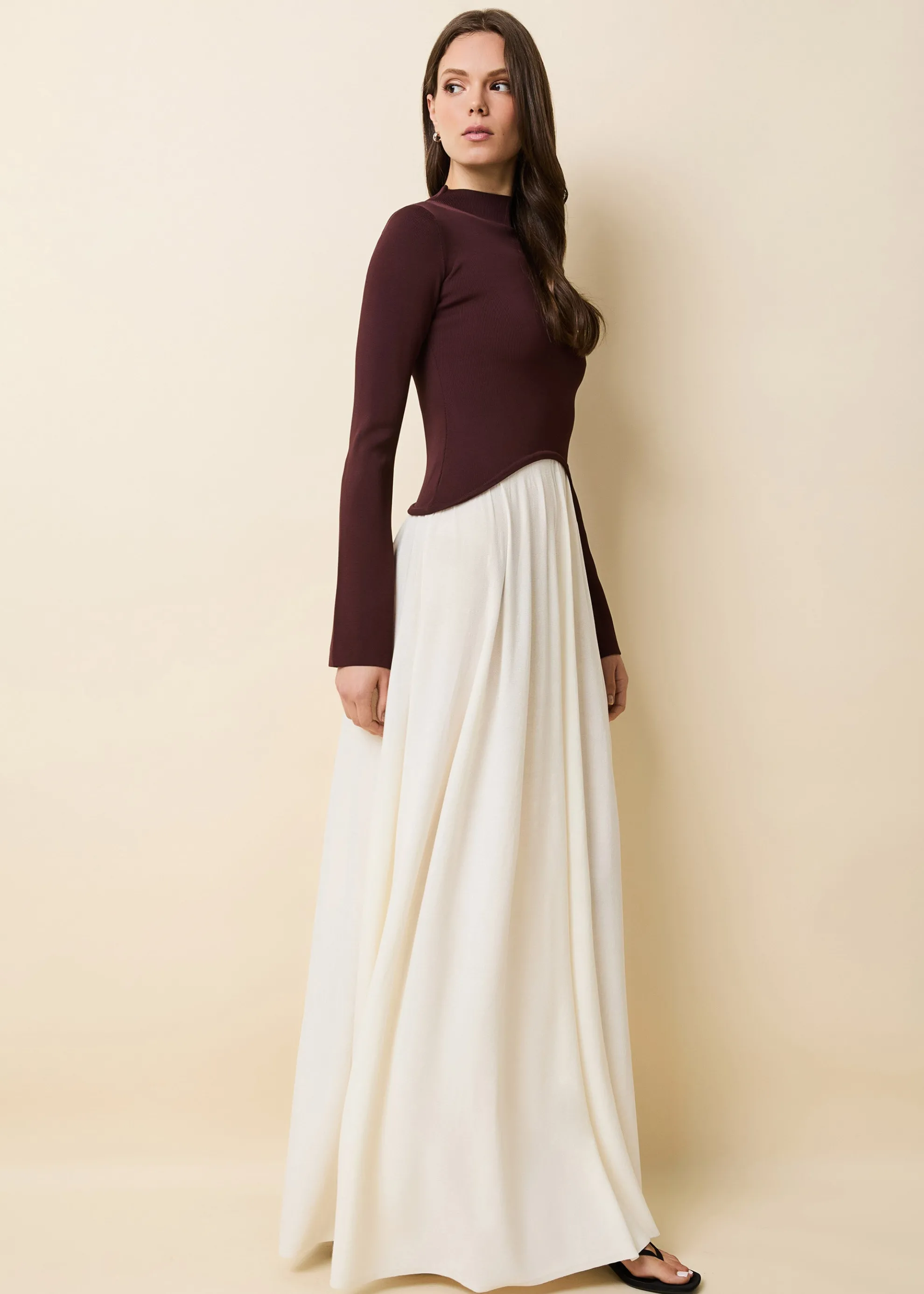 Soglio Dress Raisin Brown / Brule