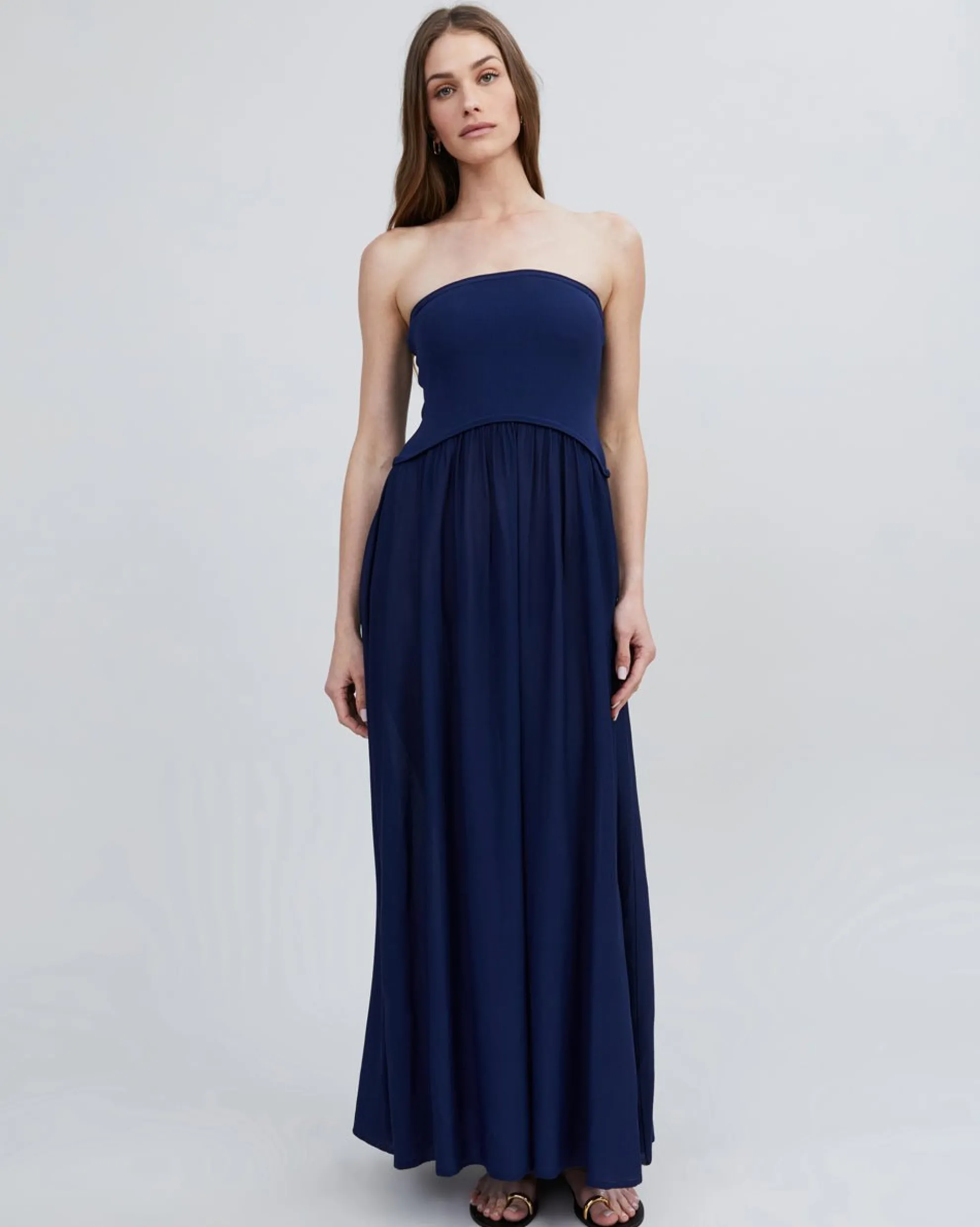 The Strapless Soglio Dress